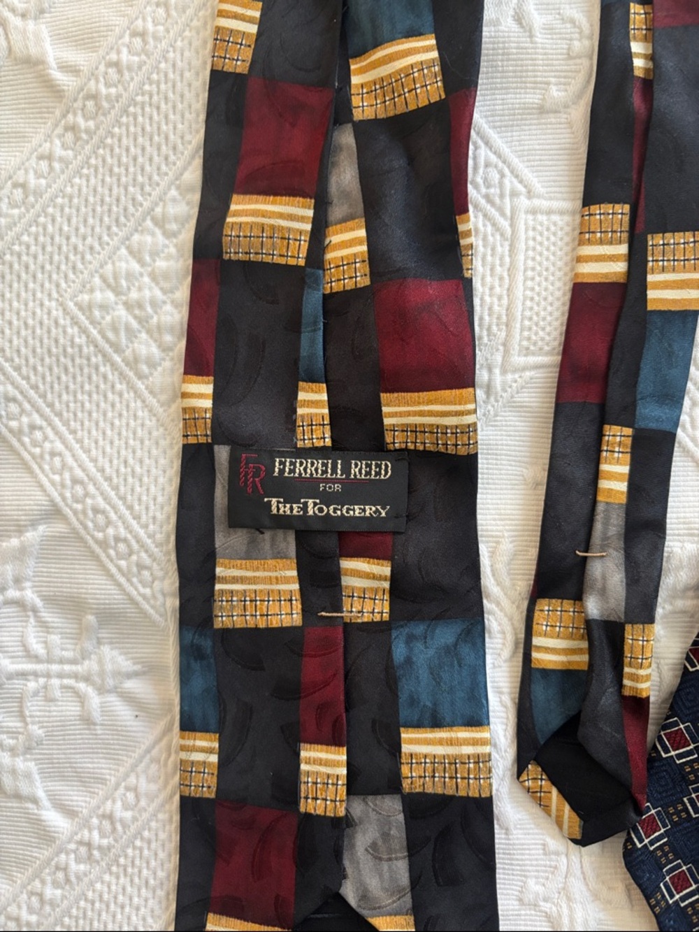 Ferrell Reed LOT Men's Classic Patterned Necktie - Multi Color - Picture 2 of 7